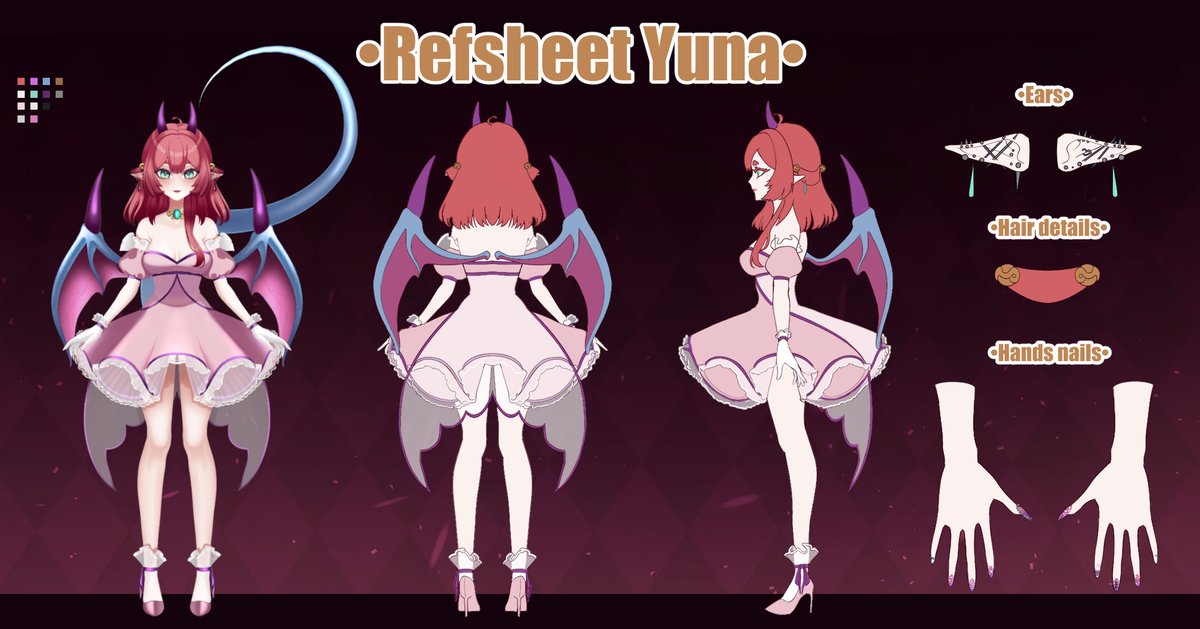 ChannelYuna's tweet image. ✦⋆.˚   Voici ma RefSheet !   ˚ .⋆✦

Design et Art : Moi/Me
Rigg : Daddy 
@Jellimonslime
 
My links:
yunachannel.carrd.co

VGen:
vgen.co/YunaChannel