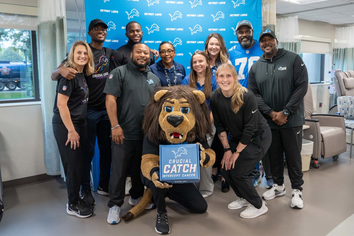 GameOnCancerDET's tweet image. As the @Lions season comes to a close, we couldn’t be prouder of the incredible partnership between #GameOnCancer &amp;amp; the Lions this year. Together, we’ve made a lasting impact both on and off the field. 🏈💙 While the season ends, our mission continues. Together, we go for it!