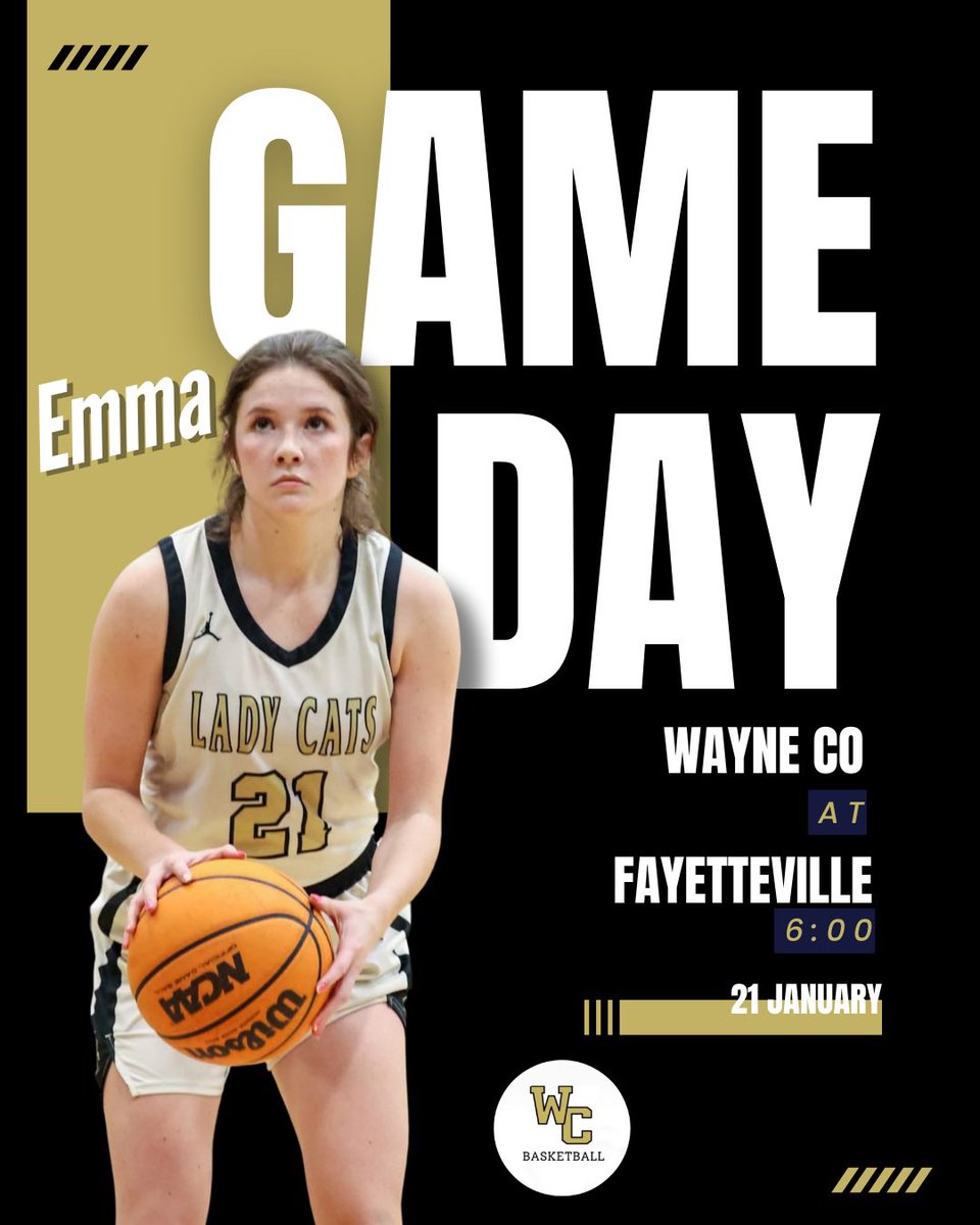 Game Day vs Fayetteville • Away
<a href="/theofficial_hub/">The Official Hub</a> <a href="/truckerbryant1/">Jeremy Bryant</a> <a href="/Christy23183977/">Christy Bryant</a> <a href="/WayneCoBBall/">Wayne County Wildcats</a> <a href="/UTSWomensBBall/">UTSouthern Women's Basketball</a> <a href="/CoachAshley24/">Scott Ashley</a> 
<a href="/PGHTennessee/">Prep Girls Hoops Tennessee</a>