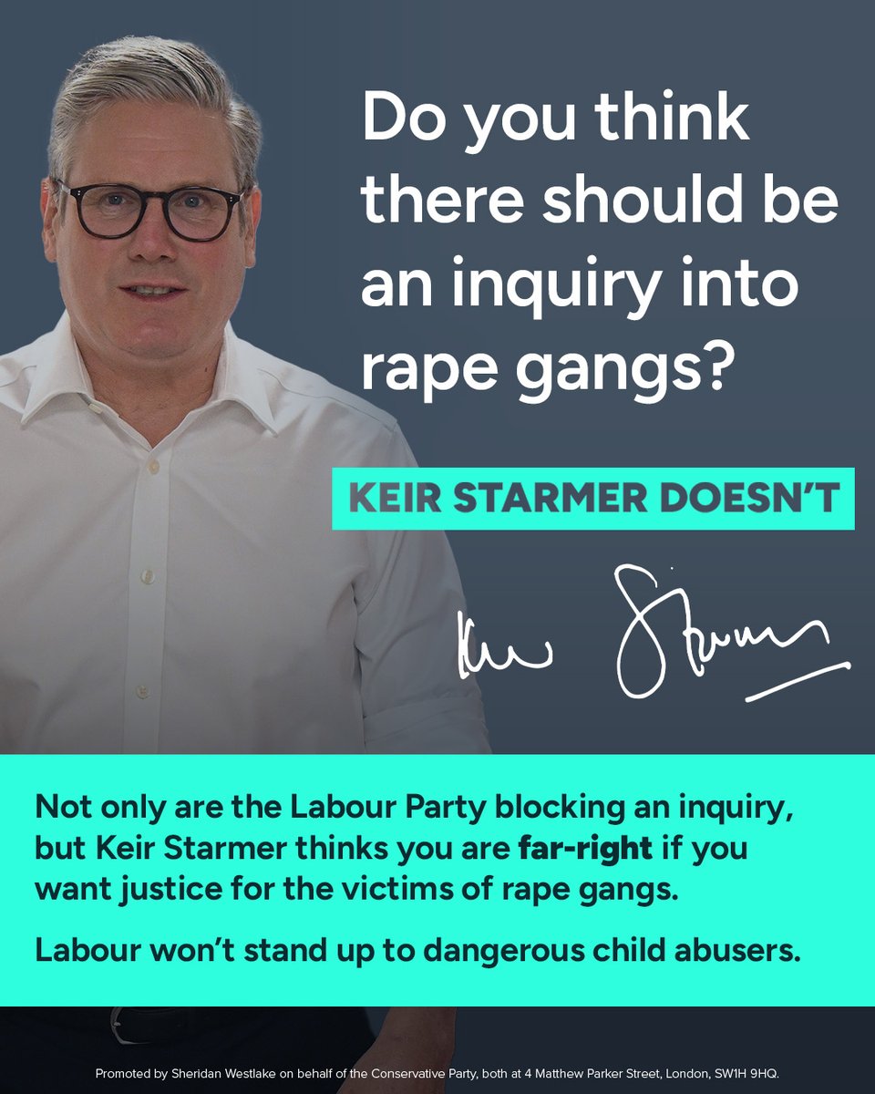 Keir Starmer doesn’t think victims of rape gangs deserve answers.

We do.

DemandAnInquiryNow.com