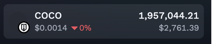 Just got this amount of $COCO for owning Mystic axies + Genkai.

Thank you <a href="/Coco__Bear/">Coco__Bear</a>.

Without your support in the early days of Axie, I would likely be unemployed right now and forced to live by selling my Tesla shares for food and shelter.