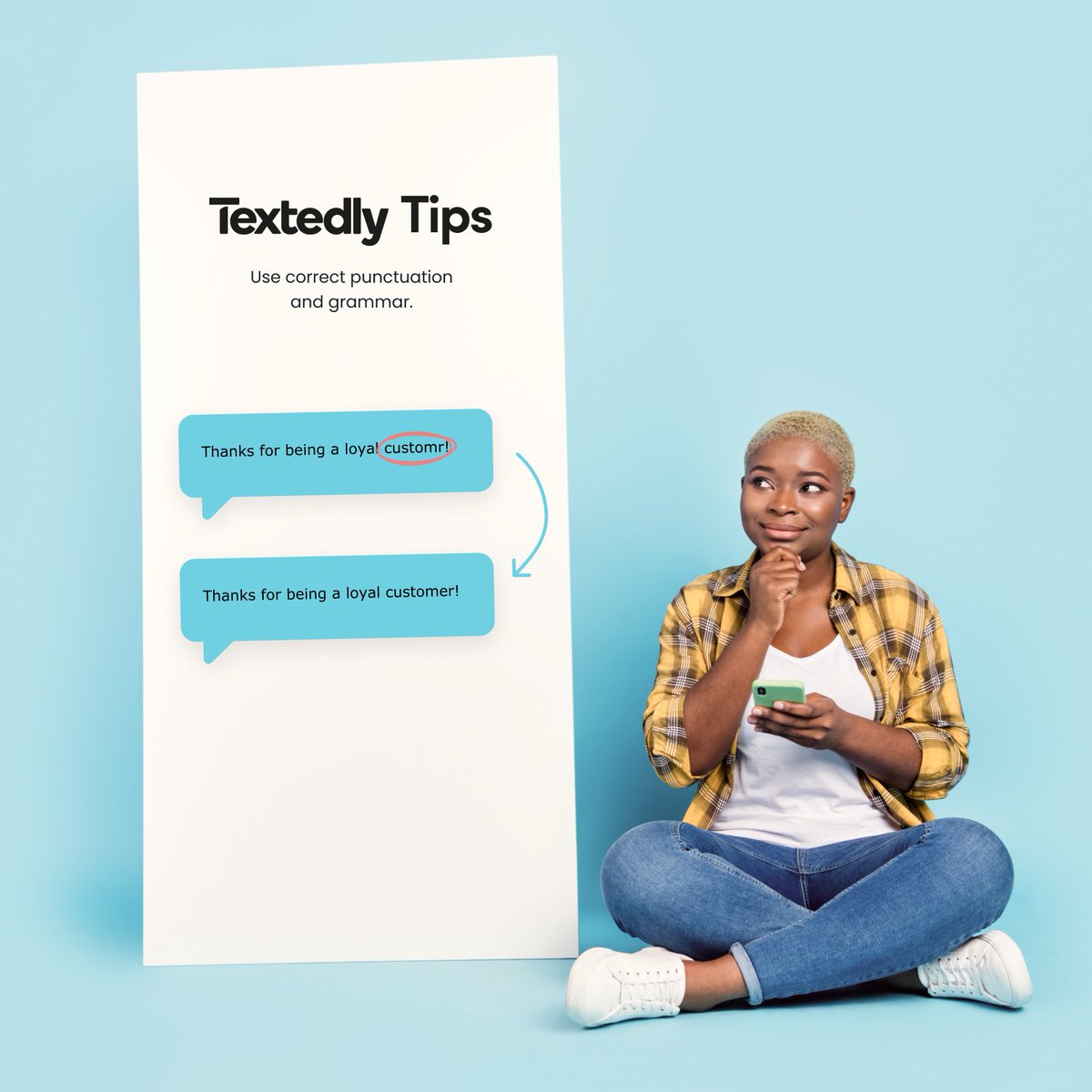 Textedly tweet media