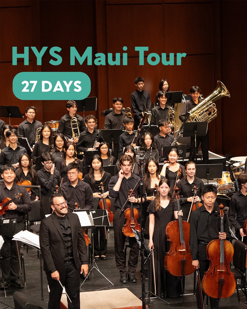 The neighbor island tour is a beloved tradition typically reserved for our Symphony Program. So we are very excited to announce that our Jazz I ensemble will also perform in our free community concert n Feb. 17.

We can’t introduce their talents to our friends in Maui County!