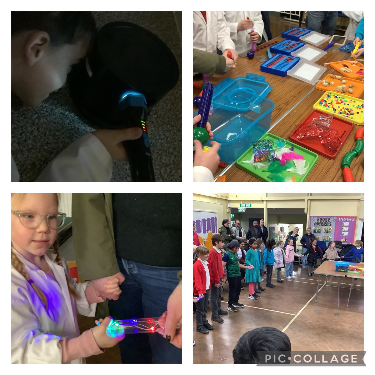 Some of our Hollyfield Science Ambassadors and their parents joined other science enthusiasts from local schools for a fun physics session this evening. We explored many fun physics activities together. <a href="/ogdentrust/">Ogden Trust</a>