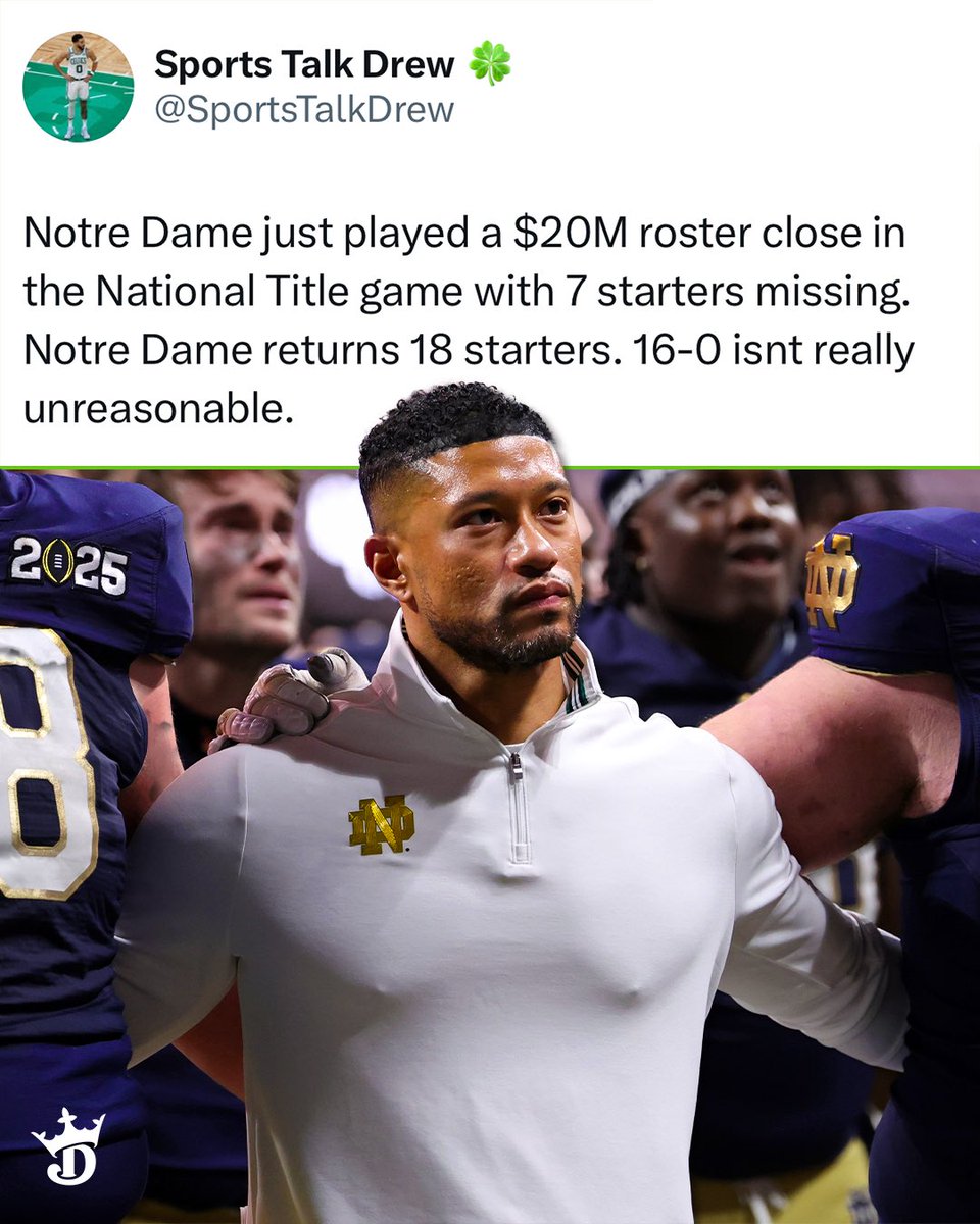 DraftKings Sportsbook tweet media