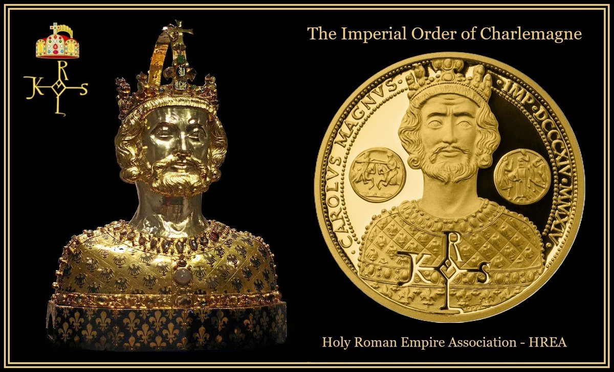 HREAssociation's tweet image. The Imperial Order of Charlemagne, Founded In Rome on Christmas Day, 2024. Granted by the Holy Roman Empire Association and Awarded by the Chancellor of the HREA upon Members of the HREA for Services and Contribution to the Legacy, Patrimony and History of the Holy Roman Empire.…
