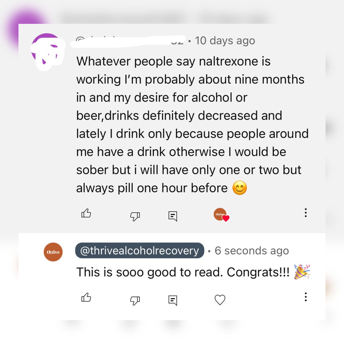 thrivewithtsm's tweet photo. Most of us who have struggled with alcohol use disorder have *DREAMED* about being able to drink moderately. With naltrexone and the Sinclair Method, it makes it a reality. 🤗 #naltrexone #wedorecover #alcoholrecovery #moderatedrinking #harmreduction #medicationassistedtreatment https://t.co/W7OgsxMhlV