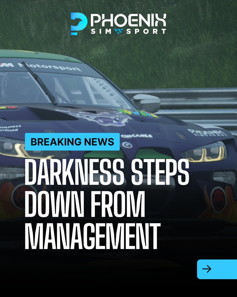 PhoenixSimSpor1's tweet photo. After 2.5 years of outstanding leadership, we bid farewell to our Community Manager. Your dedication to building and nurturing our community has been invaluable. Thank you for shaping Phoenix SimSport into the thriving community it is today.❤️

#PhoenixSimSport #PHX #RacingFamily https://t.co/CVEzgalDwe