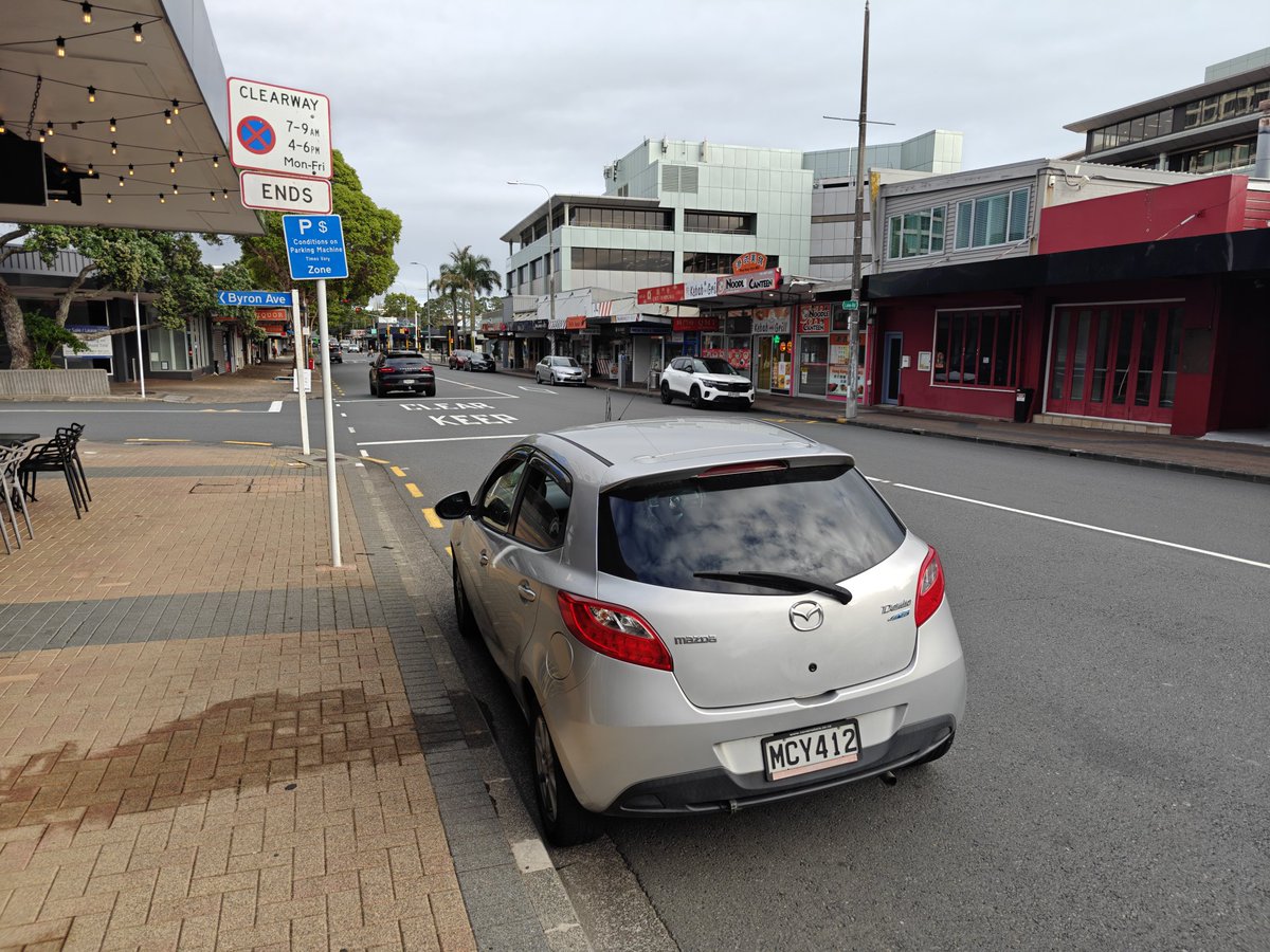 Hi <a href="/AklTransport/">Auckland Transport</a> can you please send a warden to the clearway on Takapuna town centre lake Rd. Happening now.