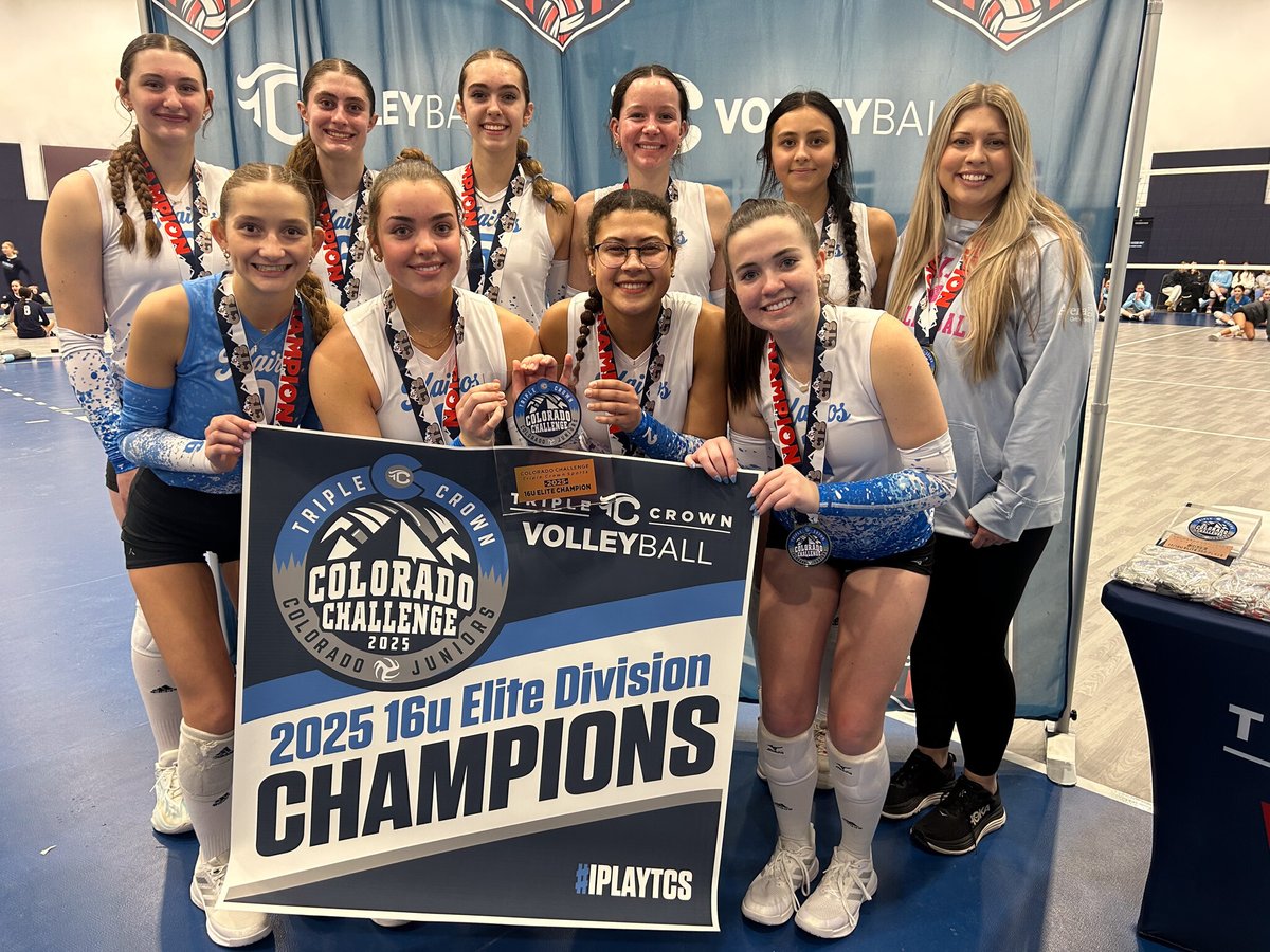 TCVolleyball's tweet photo. More championship photos are rolling in from the great weekend out at #ColoradoChallenge!!

13U Elite Champions - Colorado Juniors 13 Tammy
15U Elite Champions - Idaho Crush 15 Bower
16U Elite Champions – Kairos
17u/18u Elite Champions – Fight Club

#triplecrownsports #IPlayTCS #volleyball