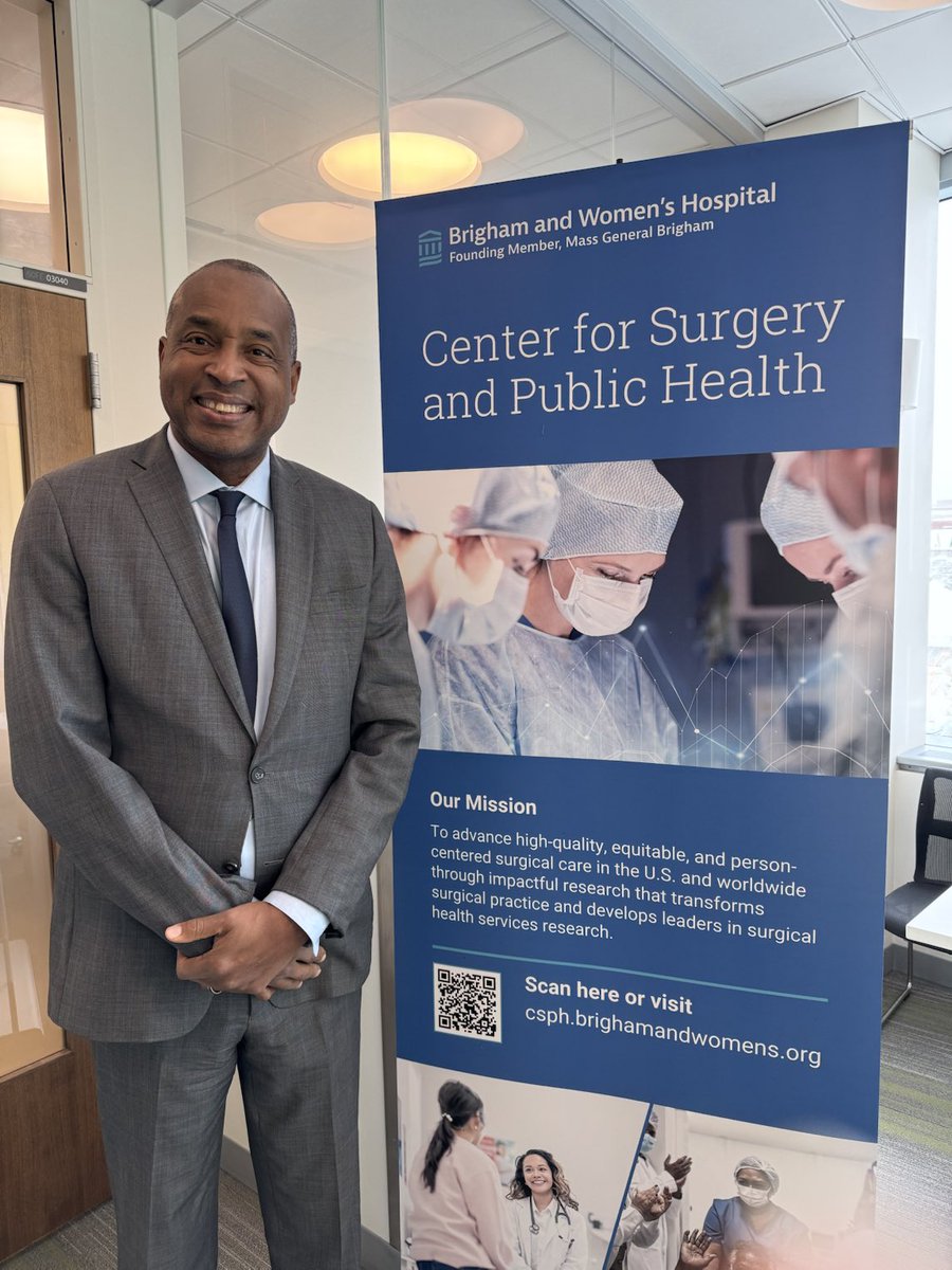 Celebrating the 20th anniversary of the launch of the Brigham and Women’s Hospital Center for Surgery &amp; Public Health. Serving as the second director catapulted my career as a health services researcher in surgery. Paying tribute to the vision of  Dr. Michael J. Zinner!