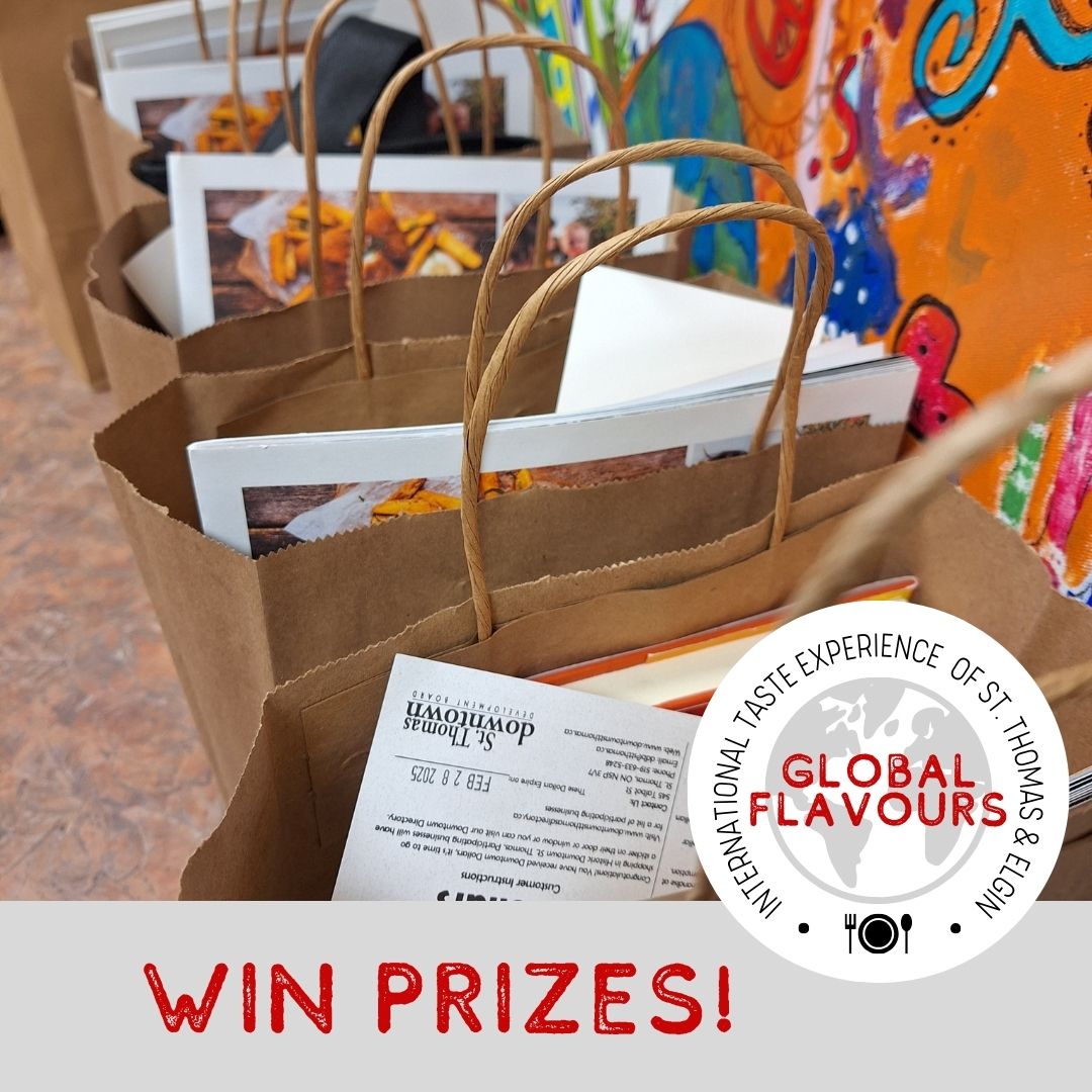 St.Thomas Elgin Local Immigration Partnership (@thestelip) on Twitter photo These are prizes YOU could win by participating in #GlobalFlavours! Pick up or download a copy of the passport & stamp it when you visit restaurants. Submit it at the end of Feb to enter to win. You can also use the Goosechase app (letter code RED NII) & be automatically entered. These are prizes YOU could win by participating in #GlobalFlavours! Pick up or download a copy of the passport & stamp it when you visit restaurants. Submit it at the end of Feb to enter to win. You can also use the Goosechase app (letter code RED NII) & be automatically entered.