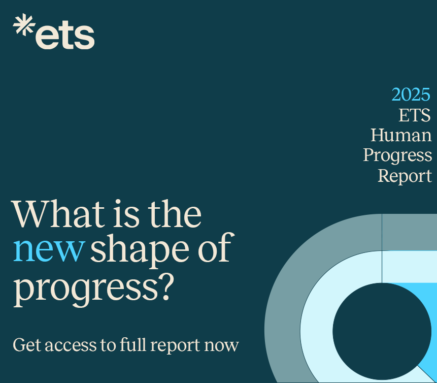 ETSInsights's tweet image. Progress is evolving, dynamic, & full of potential.
The 2025 ETS Human Progress Report is here!
Key insights:
✅ 65% of #GenZ worries about staying relevant with #AI
✅ 86% say certifying skills boosts careers
🔗 Read more: ets.org/human-progress…
#HumanProgressReport25