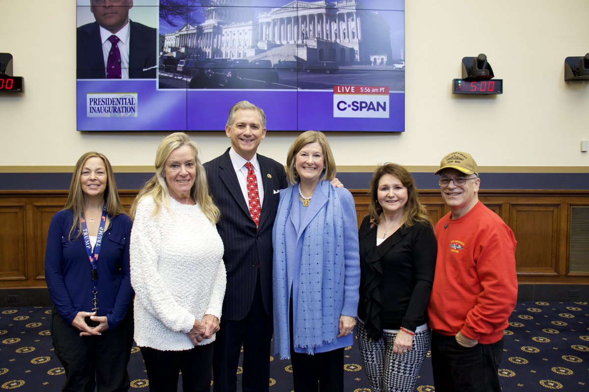 RepFrenchHill's tweet photo. Thank you to everyone who stopped by my Inauguration Watch Party! 

While the inaugural ceremonies did not go as planned, I am grateful that so many central Arkansans were able to share this historic moment together. https://t.co/GgHBVzNAKQ