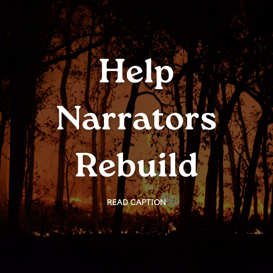We’re so devastated to hear of two amazing narrators in our community losing their homes to the LA Wildfires 💔 please, if you’re able, donation links to support Staci Mitchell and Simon Vance are in our bio!