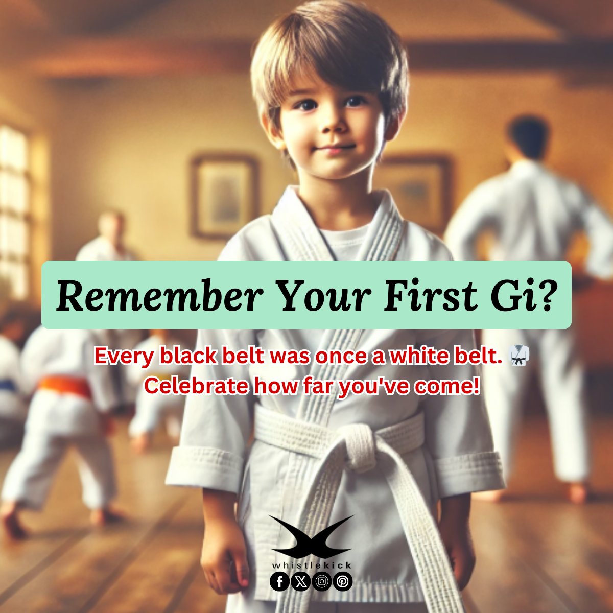 whistlekick's tweet image. Throwback to when you first tied your white belt. 

How far have you come since then? 🥋 
Share your journey below!

#ThrowbackTraining #KarateMemories #MartialArtsJourney #KaratekaLife #DojoStories