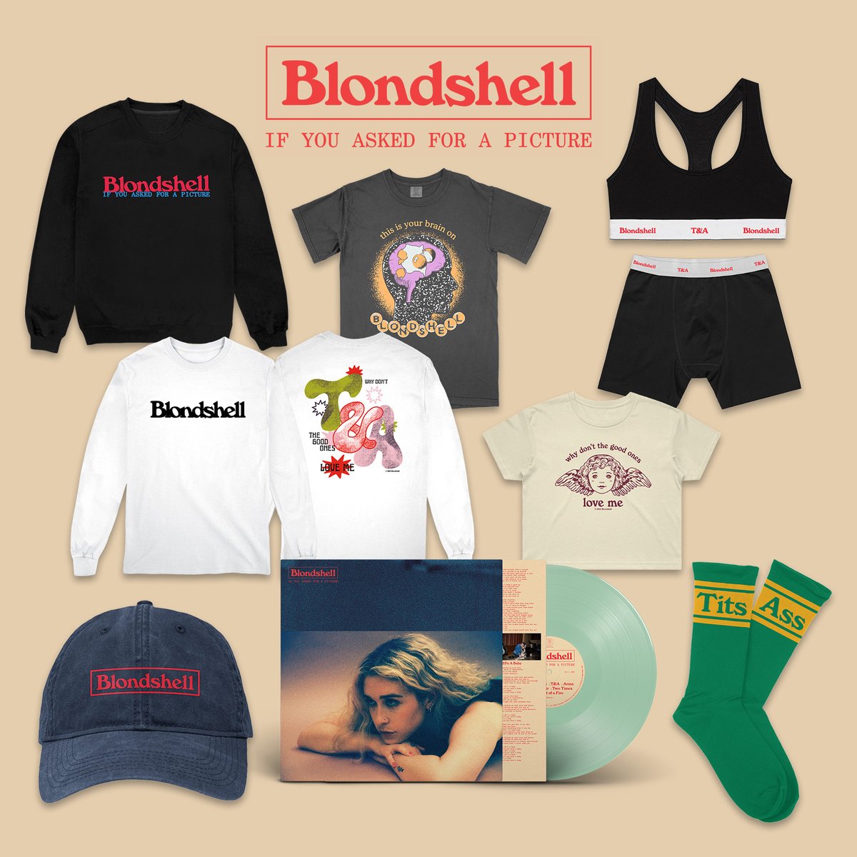 Blondshe11's tweet photo. new merch: https://t.co/4oXwfFtXTL https://t.co/b7lg6XXjBr