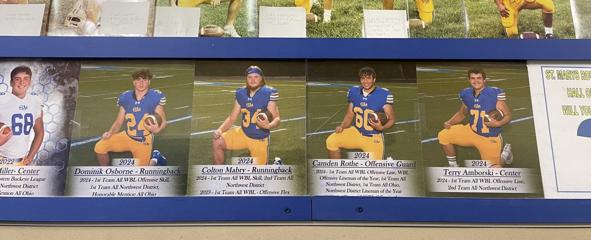 Welcome 2024 Members into the the Roughrider Wall of Fame: Dom Osborne, Colton Mabry, Camden Rothe &amp; Terry Amborski! #GoRiders!