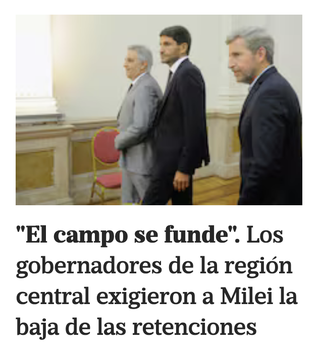 PregoneroL's tweet photo. 23 años cerraron bien el orto mientras metian retenciones, prohibian exportaciones y congelaban precios destruyendo economias regionales.
La corporación feudal argentina. https://t.co/8crLhcU7Oa