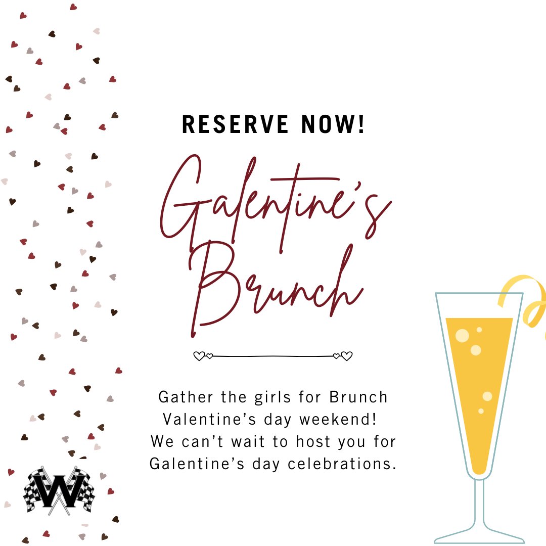 WilcomsInn's tweet photo. 💖 Gather your besties—it’s time for Galentine’s Day Brunch! 🍳✨ Celebrate friendship, laughter, and love over mimosas and mouthwatering dishes at Wilcom’s Inn. Join us on Saturday, February 15th, or Sunday, February 16th, and make it a weekend to remember. https://t.co/HIYTmi4GsE