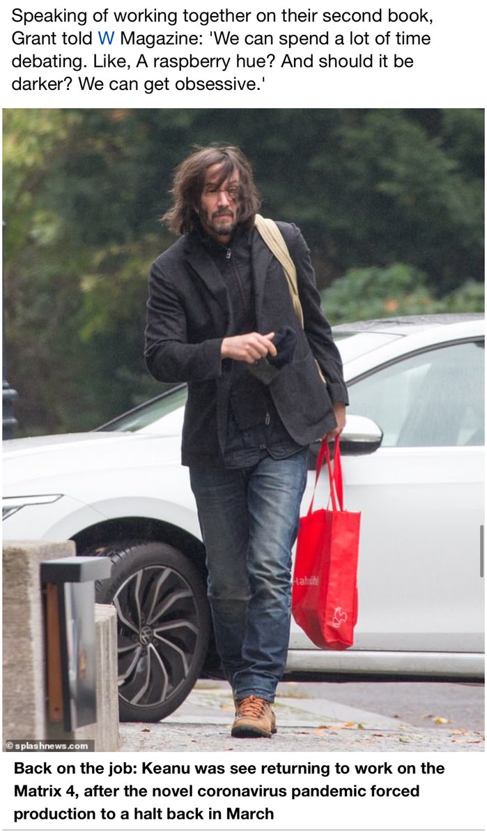 AnnMariaReeves's tweet image. ❤️👸Mine #KeanuReeves, I will share: it was Oct 2020 Berlin… I’d just phoned police about #AlexandraGrant. Grant had taken fans to court, as a threat, so they wouldn’t post Grant (the criminal)’s fraud online.
Grant seemed #happy.
And you?
Eve, The #Matrix4 Reel:
A #Stimulation.