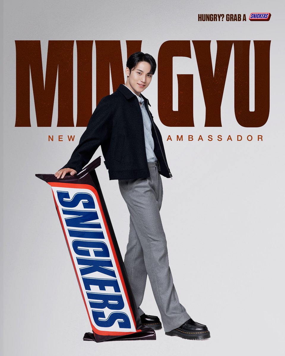gyumedia's tweet photo. MINGYU FOR SNICKERS #MINGYU #민규 #세븐틴 

mingyu has been selected as snickers' new asia ambassador!

MINGYU SNICKERS ASIA AMBASSADOR
#MINGYUxSNICKERS #민규_스니커즈
@SNICKERS @pledis_17 https://t.co/tvWS3uVCQs