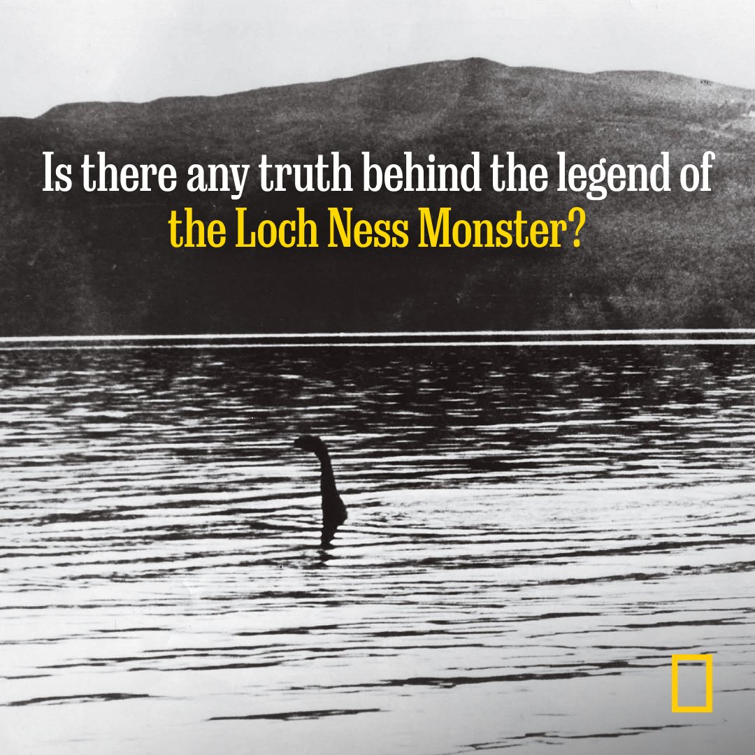 In 1933, a couple claimed to have photographed a large creature in the waters of Loch Ness. The photo prompted excitement and skepticism alike, with the mystery of the Loch Ness Monster persisting to this day. Is there any truth to the myth? 🔗on.natgeo.com/4jjn6i0