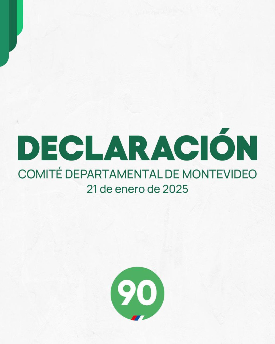 psmontevideo's tweet photo. 📄 Declaración del Comité Departamental de Montevideo en la sesión del día de hoy

(HILO 👇🏼) https://t.co/3ZwuQqposG