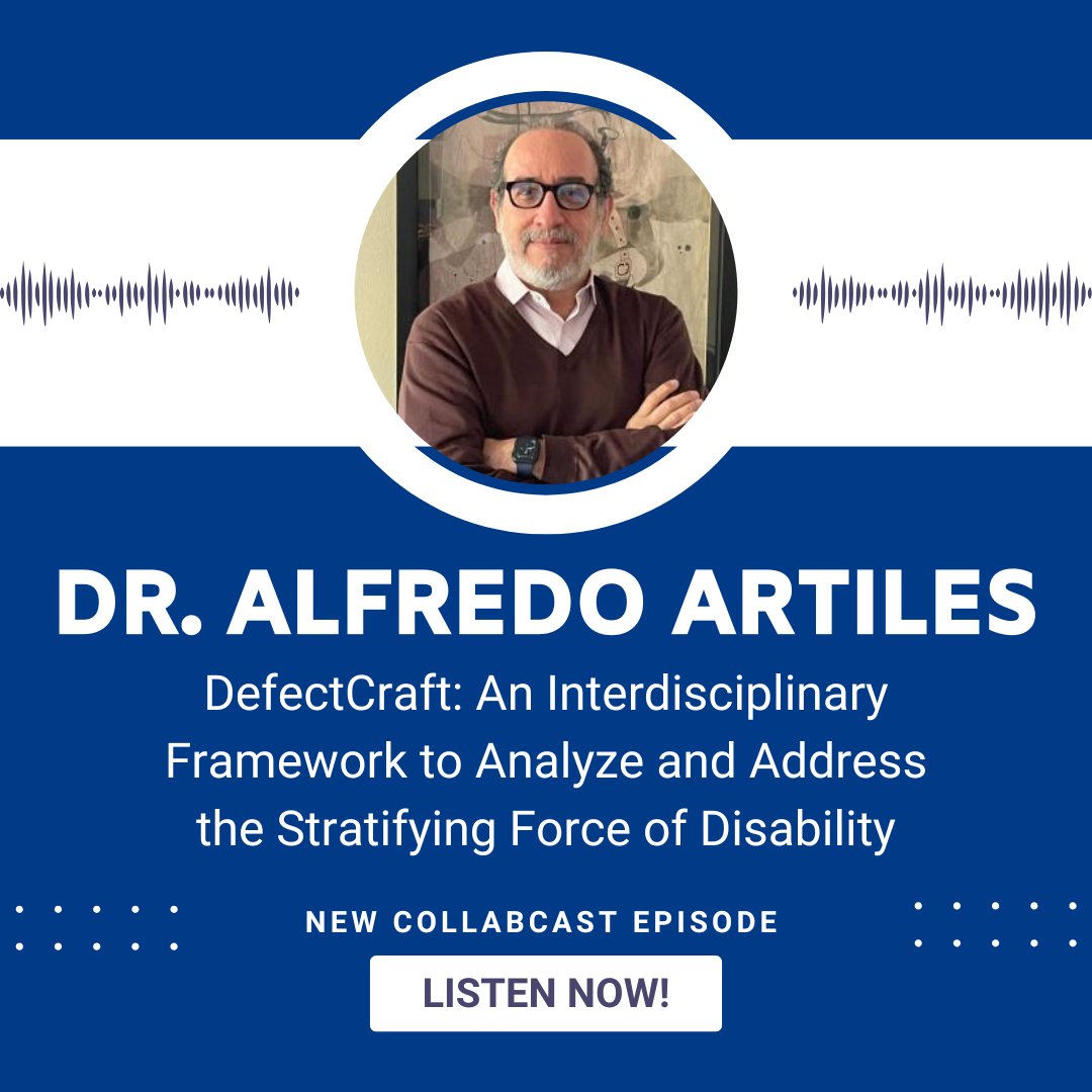 Explore how "defect craft" reveals the intersection of disability and racial disparities in education. Dr. Alfredo J. Artiles examines systemic inequalities.

Listen here: …s-communities-3ef1e43b.simplecast.com/episodes/defec…

#DefectCraft #DisabilityEquity #EducationalJustice