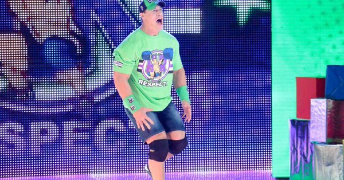 steviebreech's tweet image. John Cena on WWE RAW 1/22/18 #RAW25 youtu.be/_FWunfAM7jI