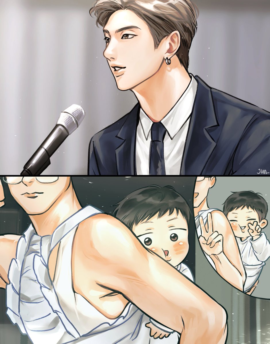 kookiechimm's tweet photo. baby joonie grew up so well💜🥹 https://t.co/TenWRXsLF9