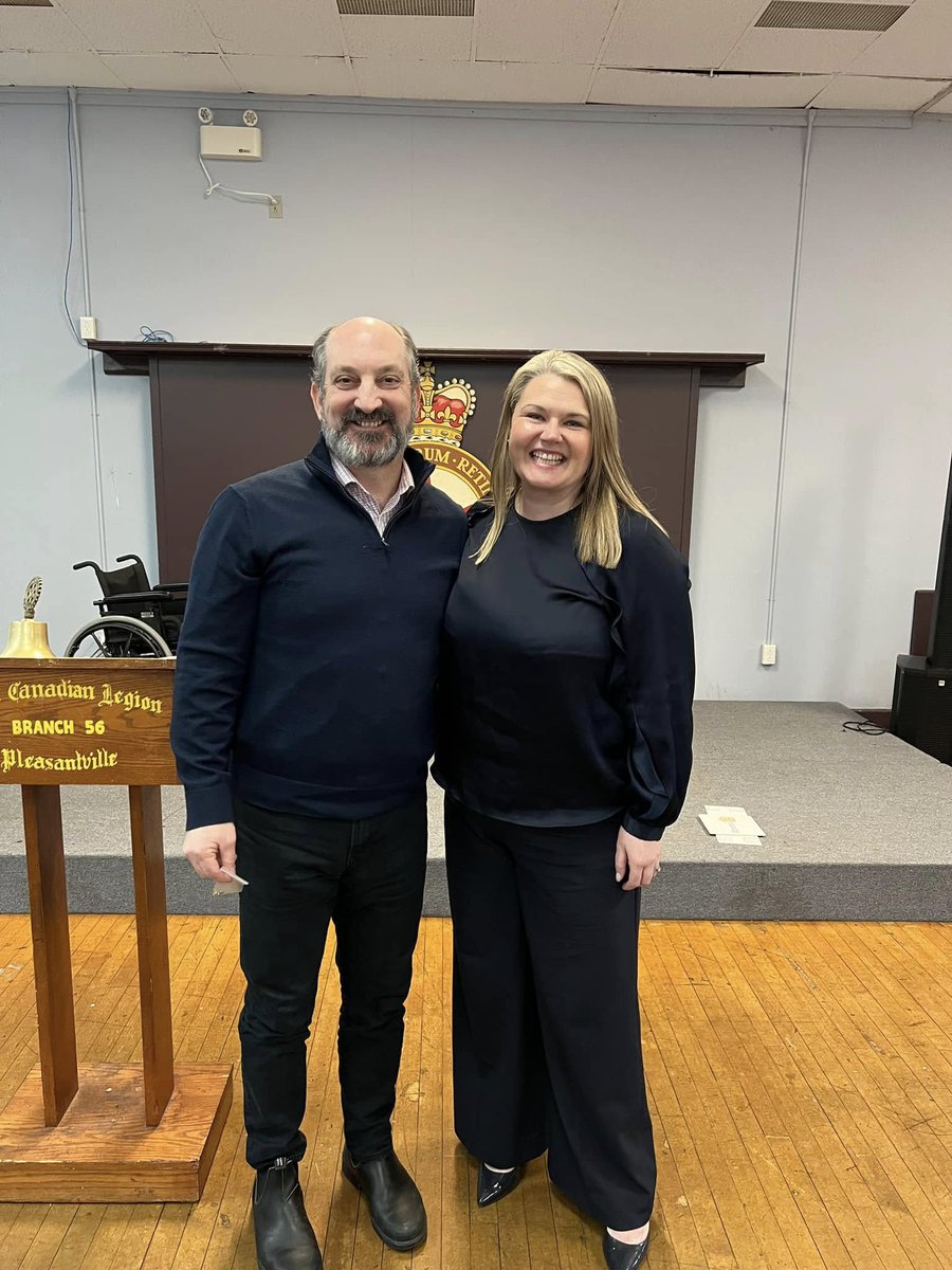 Great Rotary lunch meeting today! Jess van Bussel and Eddy Sheer both did their classification talks. It was so interesting to learn more about each of these two new members that have both made NL their home.  Congrats also to Rotarian Corey Tucker for  receiving his 5 yr pin!