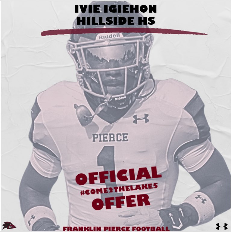 #AGTG After a great talk with Coach Ewen and an email from the HC <a href="/Coach_GAS/">Russell Gaskamp</a> im truly blessed to announce that I have been offered a scholarship and given the opportunity to play OLB at Franklin Pierce University 
<a href="/CoachBGGrant/">BG Grant</a> <a href="/coachlrblanc/">L.R. Blanc 🇭🇹</a> 
<a href="/GLDENTERPRISE/">Ali muslim</a>