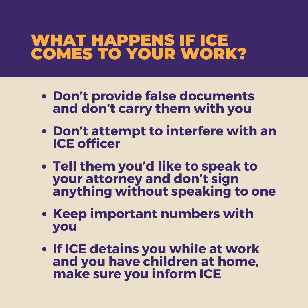 📢Know Your Rights!

Communities across the country are dealing with the fear and threat of immigration raids.

To our immigrant neighbors and families, I am so sorry you are facing this cruelty and targeting, and our office is here as a resource.