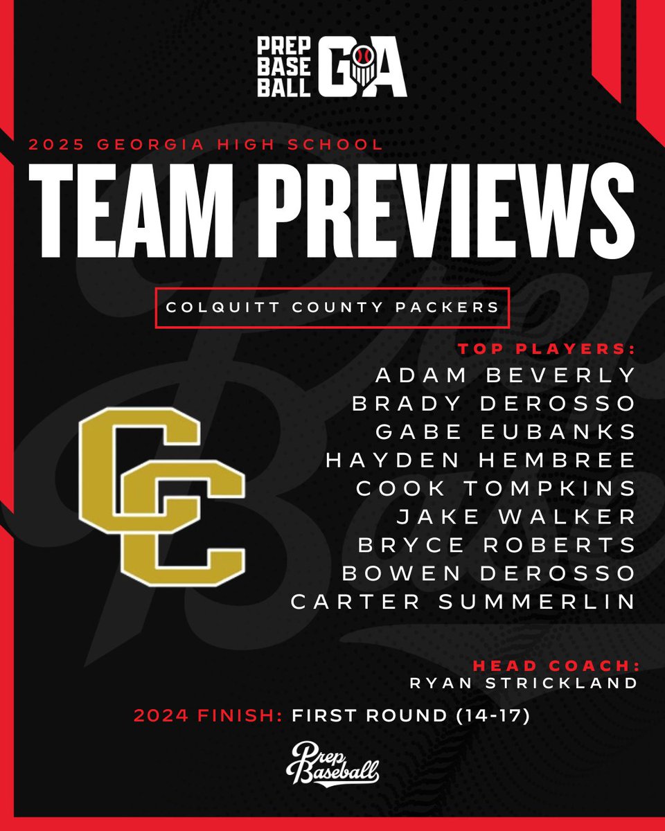 Prep Baseball Georgia (@prepbaseballga) on Twitter photo ππππ πππ¨π«π π’π ππ ππππ¦ ππ«ππ―π’ππ° π
πͺπππππππ πͺπππππ π·ππππππ
+ Coach Strickland will take over in his 1st year w/ a cast of seniors and impact sophomores.
Notable returners, team outlook, & more below. ‡οΈ
π loom.ly/xytIK1Q ππππ πππ¨π«π π’π ππ ππππ¦ ππ«ππ―π’ππ° π
πͺπππππππ πͺπππππ π·ππππππ
+ Coach Strickland will take over in his 1st year w/ a cast of seniors and impact sophomores.
Notable returners, team outlook, & more below. ‡οΈ
π loom.ly/xytIK1Q