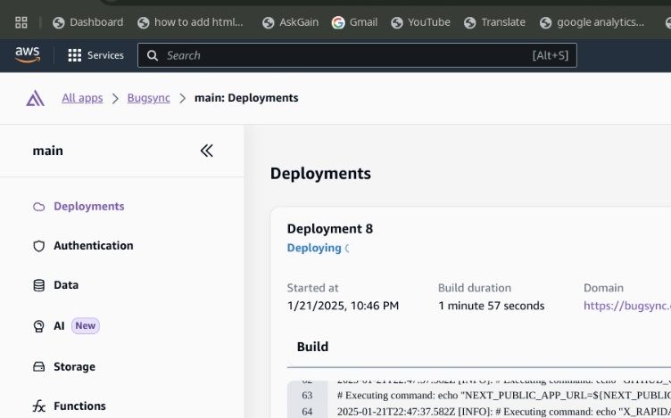 lawalstacks's tweet image. Hosting BugSync on AWS while preparing to scale its serverless function limits. Soon, it’ll handle repositories with more files seamlessly. Excited for what’s ahead! 🚀 #AWS #Serverless #BugSync #buildinpublic #indiedev