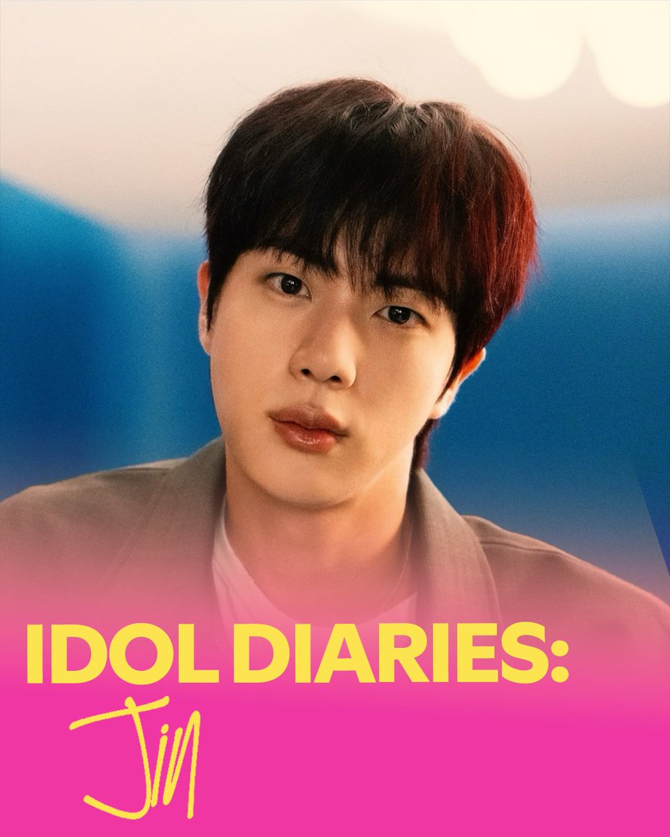 Spotify's tweet photo. ✨Step into Jin's world! ✨ From pre-show rituals to stepping into the spotlight as a solo artist, this #IdolDiaries is a must-read for all ARMY. https://t.co/vePuRQikAJ