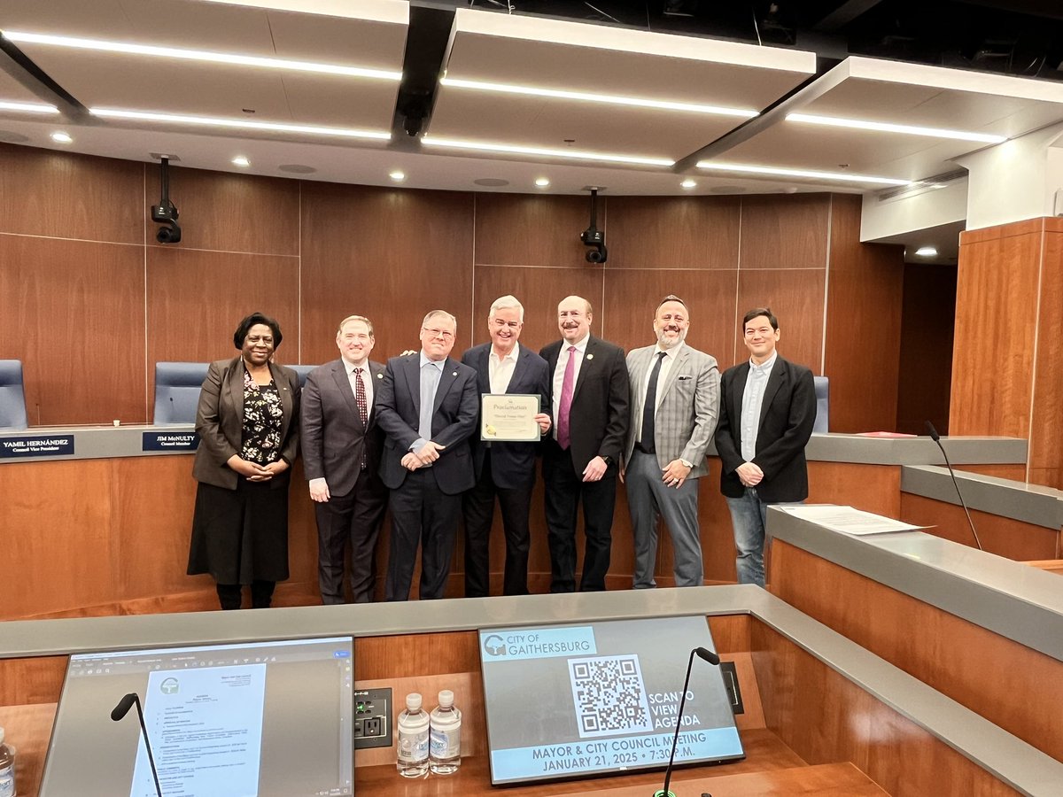 🚨 ICYMI: Jan. 21, 2025, is officially David Trone Day in Gaithersburg! 🎉
Honoring his service as MD’s 6th District Rep (2019-25) &amp; advocacy for mental health &amp; addiction recovery. 

Thank you for your impactful legacy, Congressman Trone! 💙