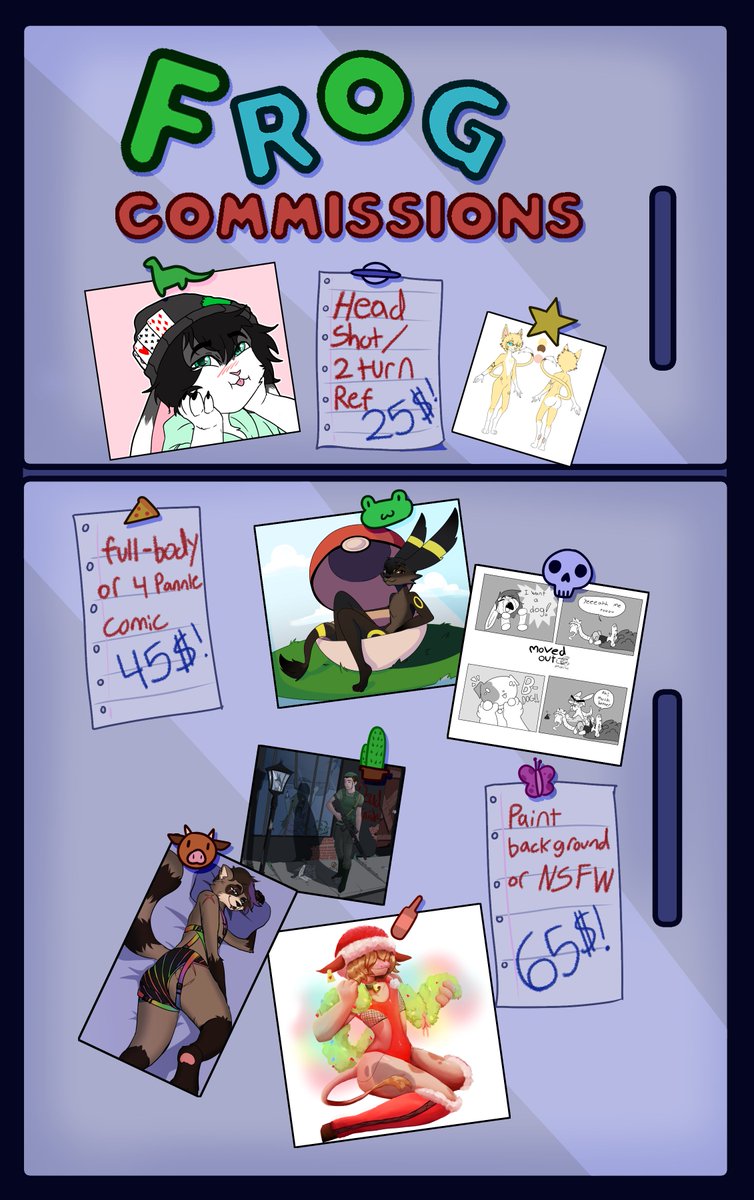 FrogForSale's tweet image. Commissions open! (can only do cash app)