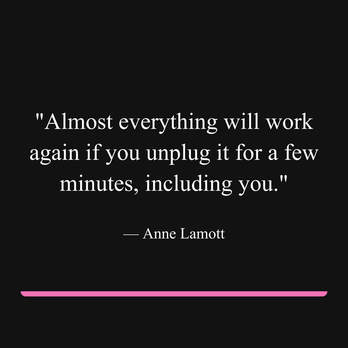 Sometimes the most productive thing you can do is nothing at all. 

Research on timing and performance reminds us that recovery isn’t optional—it’s essential. Unplugging for even a few minutes can restore clarity, energy, and creativity. 

So, step back, take a breath, and