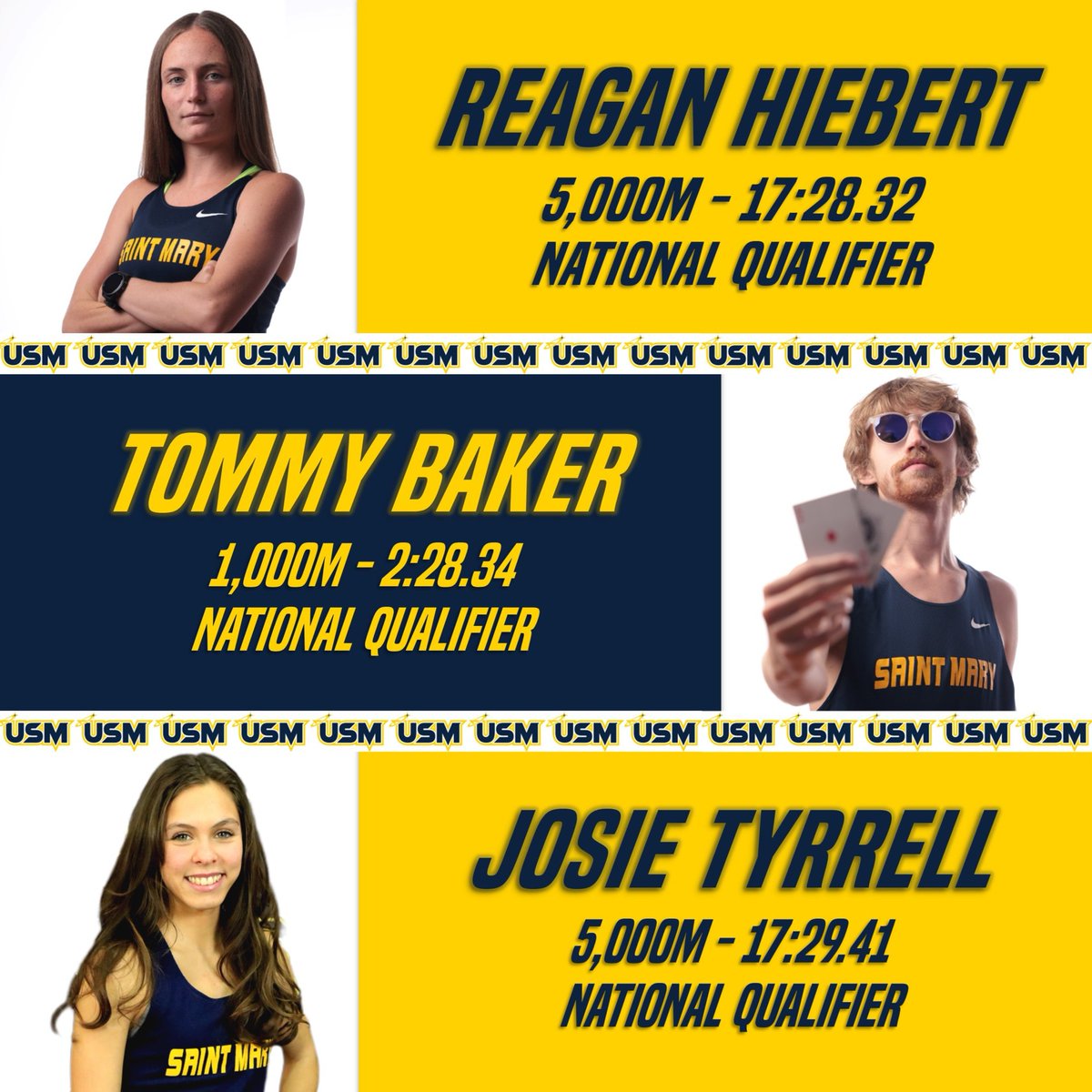 Gettin’ back to it! 💫 The Spires hit the track, ring, and runway for the first time this semester at the NWMSU Coach Alsup Invite. They did more than just shake the rust off…breaking 1 School Record and hitting 6 National Qualifying marks! #gospires #trackandfield
