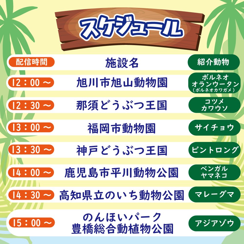 asahiyamazoo1's tweet photo. 【お知らせ】

「ZOOっとボルネオ」
7園インスタライブリレーを行います

1月26日日曜日、各園のボルネオの動物の様子やエピソード、それぞれの取り組みなどを、各園のアカウントから順次配信します。
旭山動物園は12時からです。
お楽しみに🦧🐢

https://t.co/9DNE7lypgh https://t.co/9zzntcONth