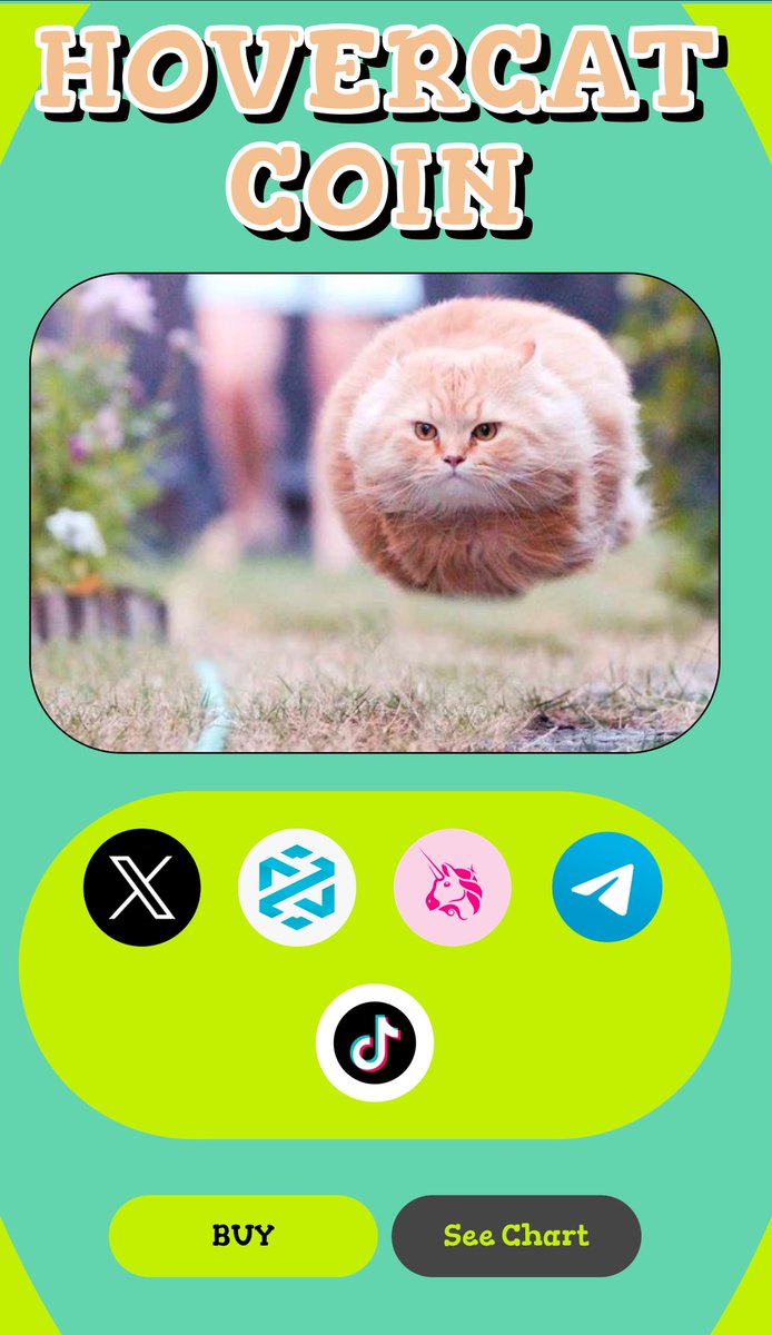 CeeCee_117's tweet image. Whether you’re breaking barriers, building community, or soaring to the moon, @HoverCatCoin invites you to defy gravity and dream bigger.

For more information;

X:@HoverCatCoin 
TG: t.me/hovercatcoin
Website: hovercatcoin.com

$HCAT #HCAT