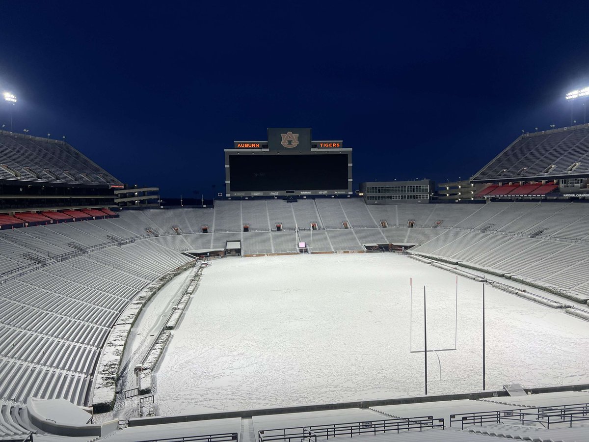 Jordan Hare tonight… photo from Jack Wallace