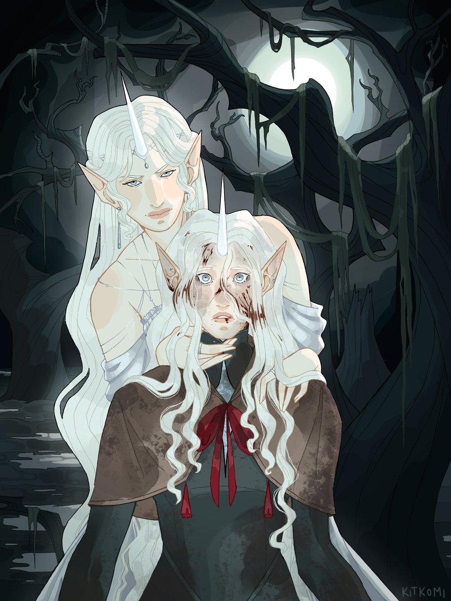 kitkomi's tweet photo. Face it dearest, you’re a liability. 

#dnd #dndart #illustration https://t.co/KzJePWmS9J