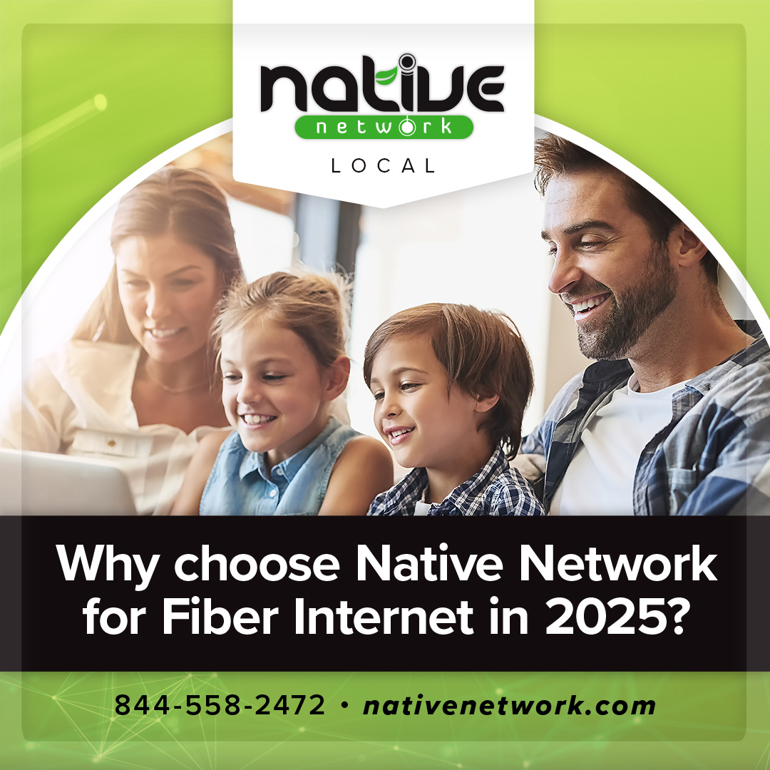 NativeNetLocal's tweet image. 5 Reasons to Choose Native Network for Fiber Internet in 2025! 
- Blazing Fast Speeds
- Local Support
- No Data Caps &amp;amp; Speed Throttling
- Reliable Connection
- Affordable Pricing
Upgrade your internet experience with Native Network – nativenetwork.com/local