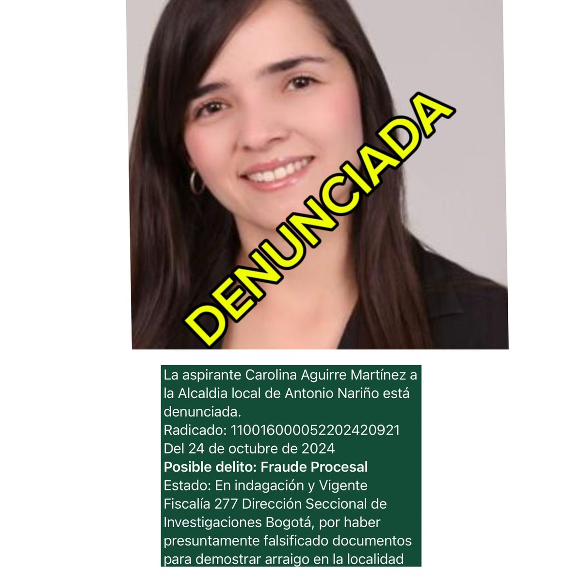 ElRealistacolon's tweet photo. Así se debe hacer, duro con la corrupción @RolandoGonGa  @CarlosFGalan  @NoticiasUno  @ArielAnaliza @CarlosCarrilloA @Danielbricen @GobiernoBTA  @ALantonionarino @Bogota https://t.co/kMQxE9GfGL