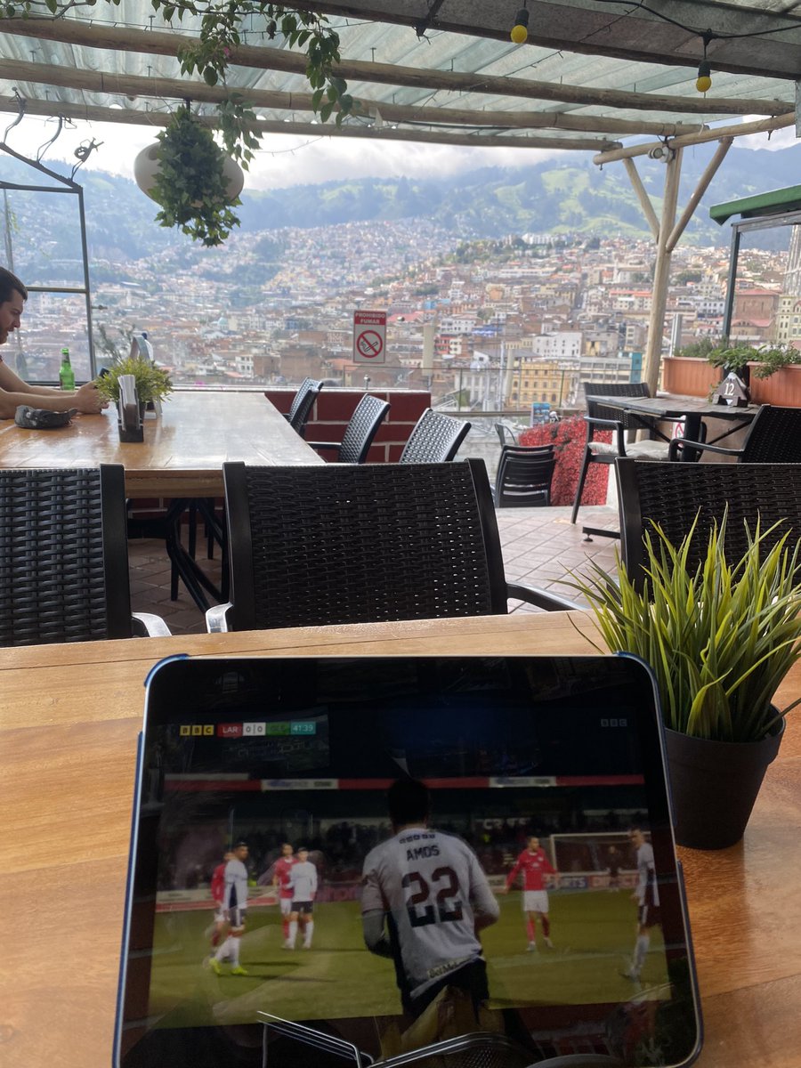 Michaelh145's tweet photo. @Glentoran watching the game from Quito, Ecuador #COYG https://t.co/hPhhqnFWt7