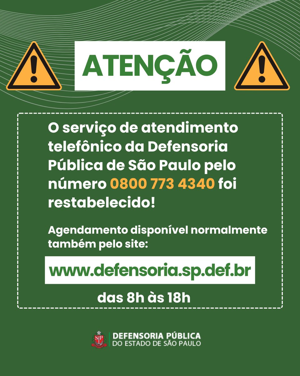 Defensoria Pública de SP tweet media