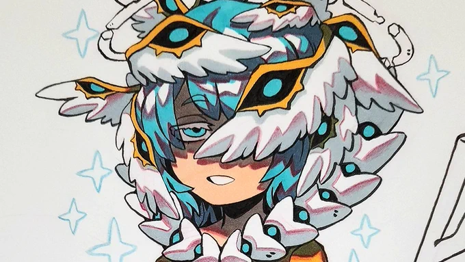 Shadow Milk Cookie / Marina Ida / Caroline Cutwire / Luce ( Seraphim )These are some recent drawings! It was fun work! In particular, it seems like it's been a long time since I've drawn a male character, haha! You can see the full image on Patreon or here in 3 weeks! Thanks for 